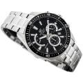 Original Casio Edifice - EFR-552D-1AVUDF - Stainless Steel Wrist Watch for Men - Black. 
