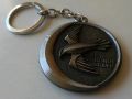 Game of Thrones Key chain House Dragon Round Metal Car Keychain - Bronze Silver Golden GOT Car Keychain. 