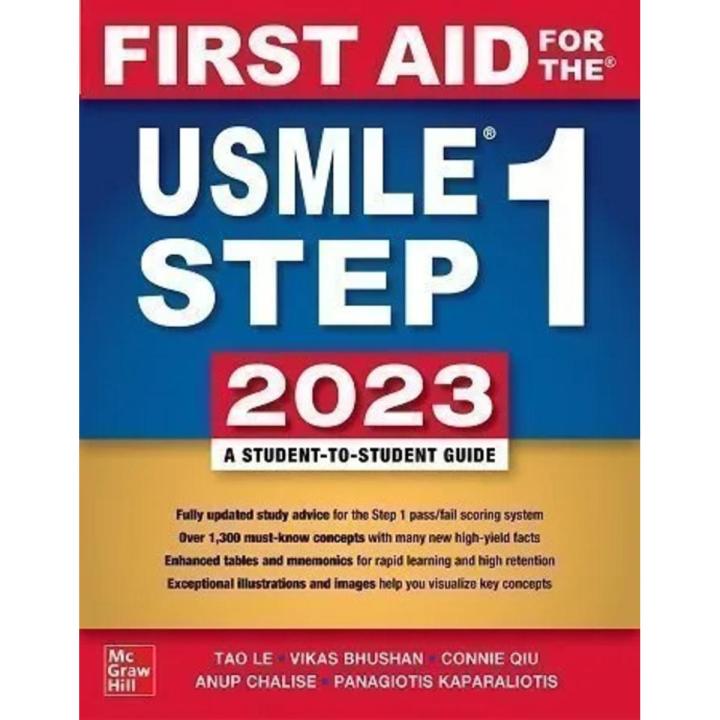 2022 First Aid for the Usmle1 2022  A student to student Guide low price edition color book