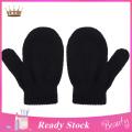 Trendygirl Mittens Comfortable to Wear Winter Full Finger Knit Gloves. 