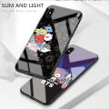 TA for Vivo Y55 / Y55S / Y55L / Y55A Back Cover Fashion BTS Tempered Glass Painting Phone Case. 