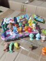 Cute Coles Stikeez Lidl Figures Mini Sucker Elf Fruit Vegetable Bread Food Dolls Original Cute Toy TPR Collection for Children. 