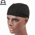 Men's Spandex Seamless Dome Cap Stretchy Headwear Turban Hat DuRag Hair Cover Accessories Dome Caps for Men. 