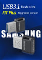 【COD+Ready Stock + FREE Shipping 】SAMSUNG FITplus USB 3.1 USB Flash Drive 64GB 300MB/s Pendrive mini usb Memory Stick 128GB 256GB 400MB/s Pen Drive. 