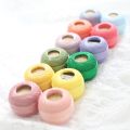 Handmade Mercerized Cotton Yarn 0.8MM Colorful Crochet Thread Thin Soft Knitted Yarn Sewing. 