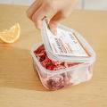 700/900/1000/1400Ml Transparent Food Storage Container With Lid Preservation Refrigerator Frozen Meat Fruit Storage Box Kitchen Household Supplies 1Pcs. 