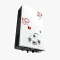 Hanco 7 Liters Instant Gas Geyser - Dual Ignition Tankless Water Heater | 100% 1KG Pure Copper Heat Exchanger | Digital Temperature Display | Works on LPG & NG | 1 Year Brand Warranty. 