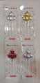 Pack of 4 Star's and heart's Shape Candle's For Birthday Cake, Birthday Cake Candle's, Anniversary Cake candle's. 