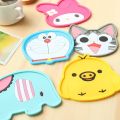 【Happier】 High Quality 1Pcs Cute Cartoon Anime Silicone Cup Mat Coffee Placemat Drink Coaster Cup Glass Beverage Holder Pads Mats KP030. 
