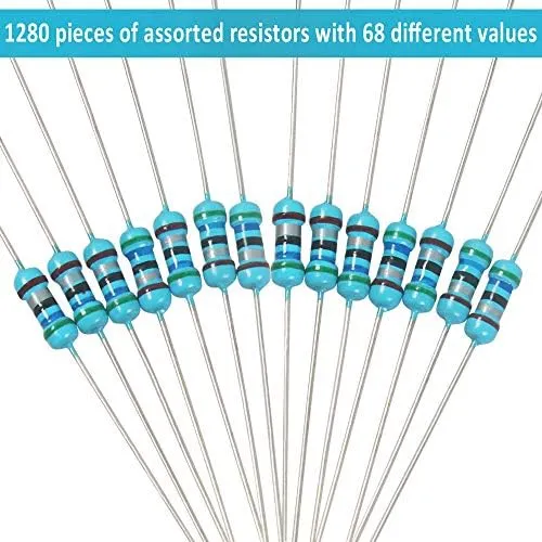1280%20Pieces%2064%20Values%20Resistor%20Kit,%201%25%20Assorted%20Resistors%201%20Ohm-10M%20Ohm%201/4W%20Metal%20Film%20Resistors%20Assortment%20for%20DIY%20Projects%20and%20Experiments%20-%20Image%202