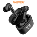 Faster E20 Pro ENC Wireless Earbuds Bluetooth Earphones 5.3 Headphones Stereo Bass with ENC Mic HD Voice 150Hrs Standby time,IPX4 Waterproof EarBuds with LED Power Display Charging Case, Earphones for Android iOS. 