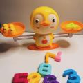 enguin Balance Scale Games and Number Counting Blocks for Kids, Montessori Math Games for Kids Learning Activities Cute Cartoon Duck Frog Penguin Weight Balance Scale & Number Counting Activity. 