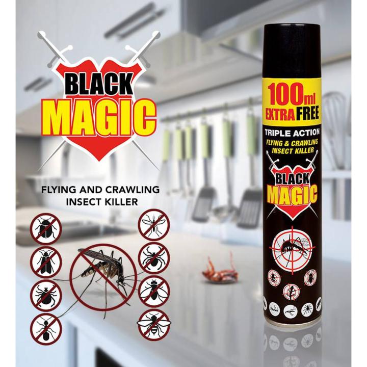 Black Magic Triple Action Flying & Crawling Insect Killer 400 ml Mosquito Repellent Spray