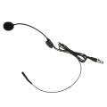 JY-518 XLR 3Pin Ear Hook Headset Headworn Microphone Black. 