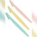 Pack of 3 Facial Hair Razors for Women Plastic and Stainless Steel. 