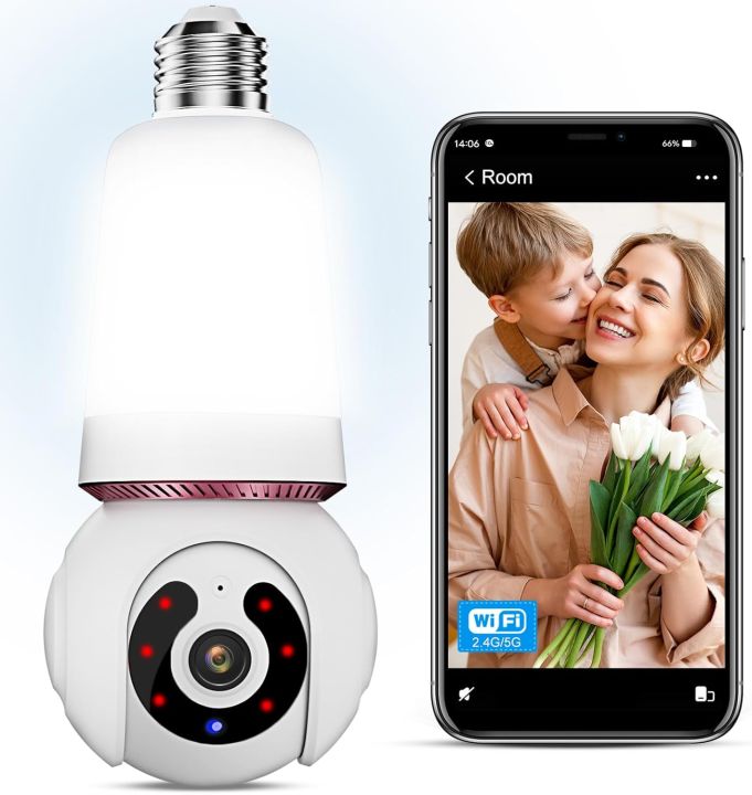 Bulb Camera, Buld Camera with Light, Bild Camera Wi-fi Two-way Talk Security Surveillance CCTV Camera, 2mp Bulb Camera, 360 Bulb Camera, Wifi Bulb Camera, PTZ Wifi Bulb Camera, Light Bulb Wifi Camera, Bulb Camera Hidden,