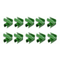 10Pcs Multifunctional Cross-Type Rotatable Plastic Fixed Clamp Connector Plant Fastener for Greenhouses. 