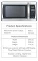 Dawlance Microwave DW-132S - Heating Oven with digital panel - 30 ltr-  Silver. 