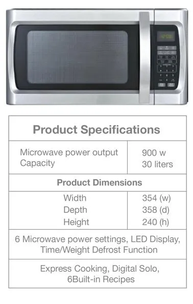 Dawlance%20Microwave%20DW-132S%20-%20Heating%20Oven%20with%20digital%20panel%20-%2030%20ltr-%20%20Silver%20-%20Image%204