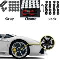 20PCS 4 Colors Car Wheel Caps Bolts Covers Nuts Silicone Protectors. 