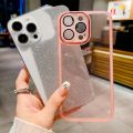 AnDyH Phone Case for Vivo Y02S Y16 Y35 Y56 5G High End Flash Powder Gradient Transparent All Inclusive Camera Protection Casing. 