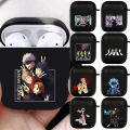 【NShisasN】Anime Jujutsu Kaisen Case for Airpods 3 2 1 Pro Silicone Bluetooth Headphone Cover Gojo Satoru Air Pod Earphone Box Black Coque. 