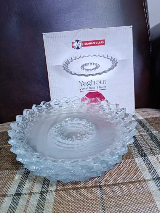 Transparent%20%20Glassware%20Multipurpose%20%20Dinner%20Plates-6%20Pcs%20Set%20%207%20Inch%20%7C%2010%20Inch%20Made%20in%20Iran%20-%20Image%204