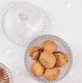Elegant Imported Crystal Glass Candy Jar/Sweets Transparent Crystal Glass Pot/ Multipurpose Crystal Glass Jar (with Lid). 