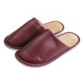 BB Leather Autumn and Winter Household Slippers – Non-slip, Waterproof, Warm Home Indoor Slippers with Thick Bottom for Adults. 