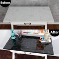 Decorating Items For Kitchen Wall Modern Marble Self-adhesive Wallpaper Kitchen Cabinet Door Desktop Furniture Refurbished Stickers Vinyl Waterproof Contact Paper Furniture Decoration Kitchen Tools And Accessories - 1Roll - Black/White. 