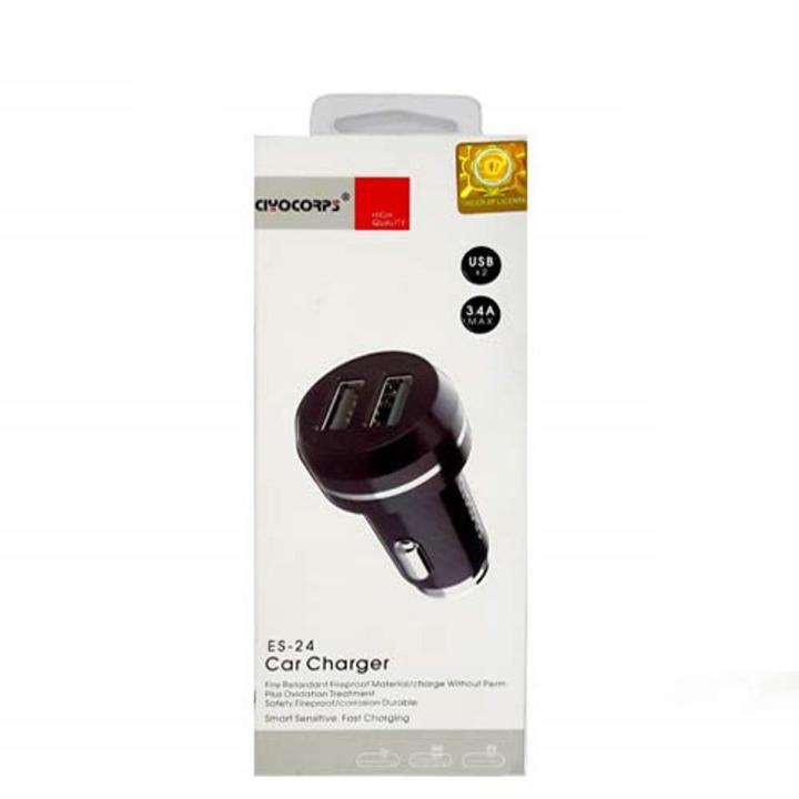E-Strong ES-24 Fast USB 3.0 Car Charger with Micro USB Cable
