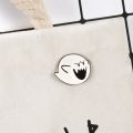 【HOT】 Super Boo Pins Brooches Badges Enamel Pins Backpack Bag Hat Leather Jackets Fashion Accessory Super White Ghost Game Fans Gifts. 