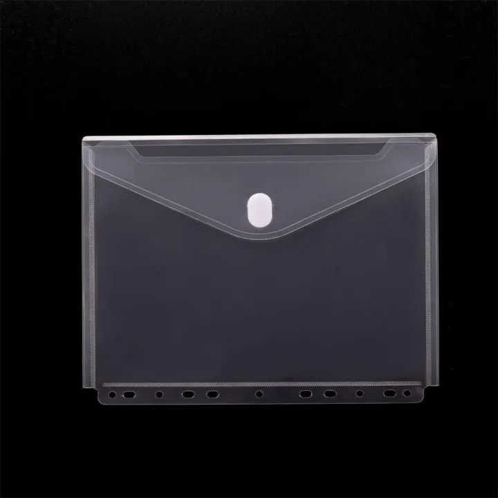 A4 size Transparent plastic file folders Durable Transparent 11 holes ...