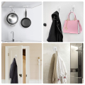 Pack of 10- Magic Hook Without Nails Transparent Strong Sticky Heavy Magic Wall Hook Reusable Adhesive Hooks Suction Cup Hook Hanger Strong Vacuum Holder For Wall Door Bathroom Kit. 