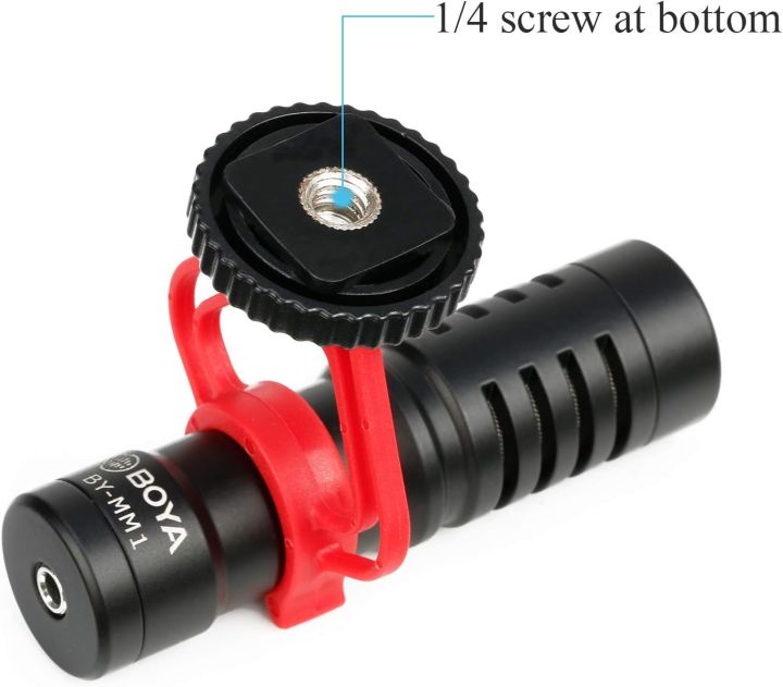3%20Years%20Warranty%20-%20BOYA%20Directional%20Mic%20BY-MM1%20MM1%20On-Camera%20Video%20Microphone%20-%20Image%205