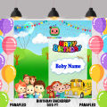 Birthday BACKDROP (Panaflex) COCOMELON. 