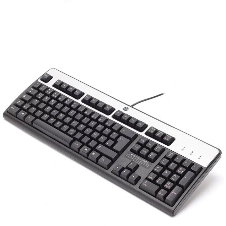 HP Branded USB wired keyboard, Simple, Robust And Versatile For Office Aand For Home