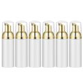 50ML/1.7Oz Foam Bottle with Gold Pump, 6Pcs, Empty Travel Foaming Dispensers for Soap, Shampoo. 
