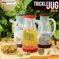 Random Color Kitchen Plastic Oil Jug With Lid & Handle - 1 Liter, Plastic Oil Bottle for Cooking Use Oil Containers. 