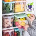 Chill Storage Box for Fridge – Transparent Food Organizer – BPA-Free Plastic Container. 