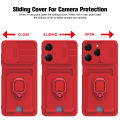 Relaxtoo For Tecno Spark 20 and Tecno Spark 20C Push Window Card Slot Case TPU Multifunctional Shell For Spark20 Spark20C Sliding Camera Protection Back Cover 360° Drop Protection. 