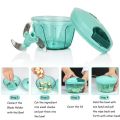 Super Sharp Manual Hand-Pull Chopper – Chop Veggies, Fruits & More in Seconds | No Electricity Needed!. 
