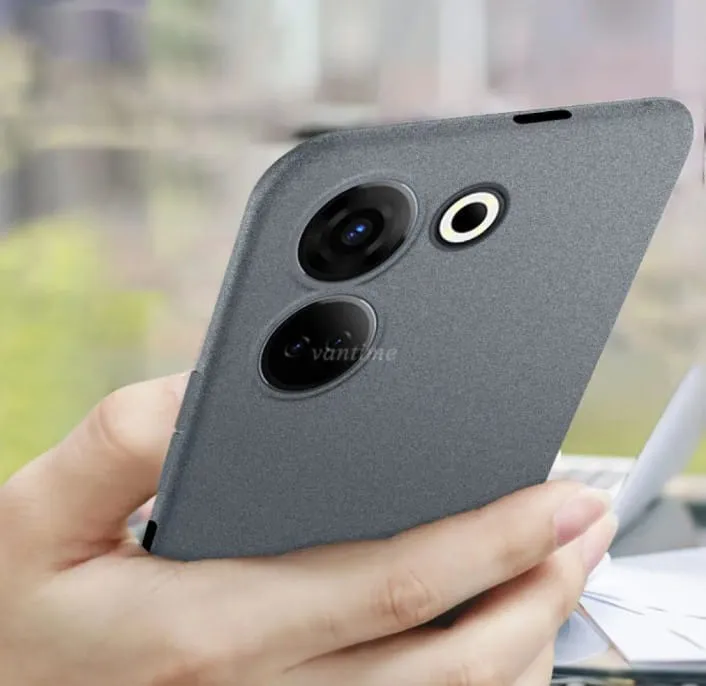 Techno%20Camon%2020%20and%20Camon%2020%20Pro%20Mobile%20Phone%20Case%20Soft%20Sandstone%20Slim%20Matte%20Back%20Cover%20-%20Image%203