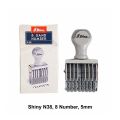 Shiny N-38 Numbering Stamp 8 Digit / Band Stamp 5mm. 