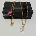 Love Letter Pendant Necklace for Girls women & Friends with FREE GIFT BOX. 