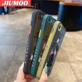 JIUMOO For Redmi Note 5A Redmi Note 5A Prime Case With Fashion Tide Brand Zoro Side Edge Square Silicone Frosted Transparent Hard Casing Design soft Cases Full Cover Phone Case Shockproof Protection Case. 