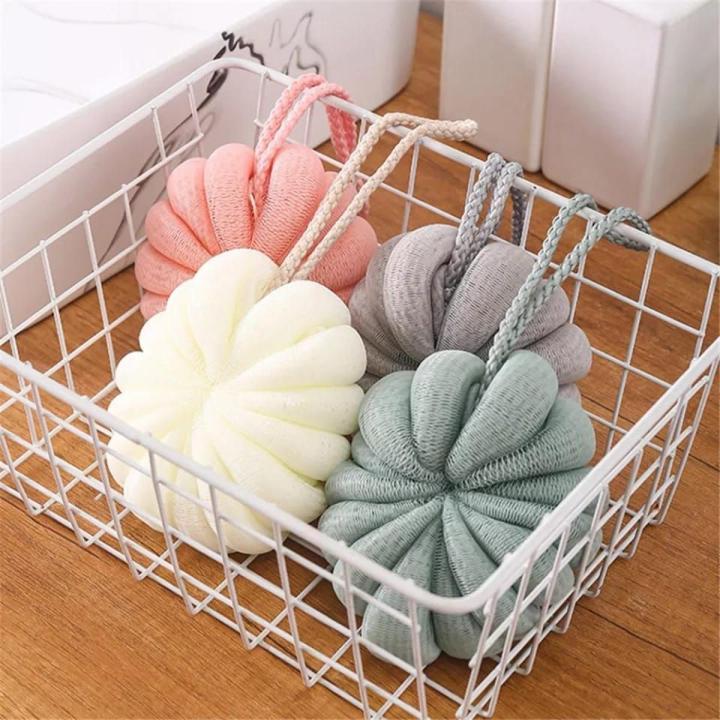 4Pcs Body Sponges Shower Scrubbies Loofah Sponge Bath Scrubber Shower Puff
