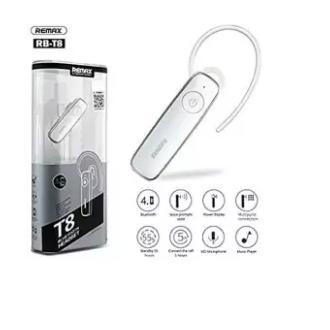 Remax Bluetooth Handsfree T8 White Colour - Long Battery Life with ...