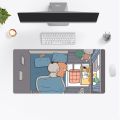 Panda Bear Hug Bubu Dudu Gaming Mouse Pad Keyboard Desk Mat Mochi Mochi Peach Cat XXL Waterproof Mousepad for Computer. 