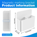 Magnetic Dry Erase Marker Holder, Pen and Eraser Holder for Whiteboard, Magnetic Pencil Cup Storage Organizer. 